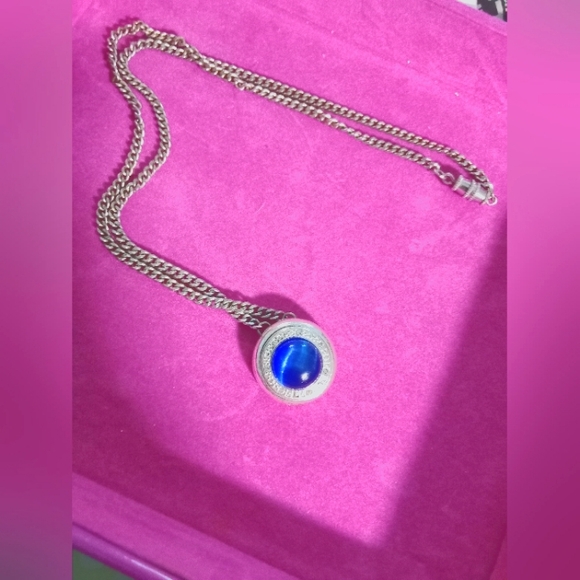 Custom Designed Creations Blue Stone Necklace - Picture 1 of 3